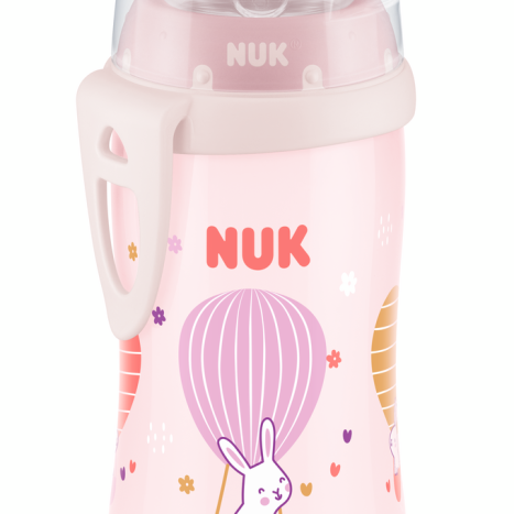 NUK Active Cup 300 ml, silicone tip, 12+ months, Pink