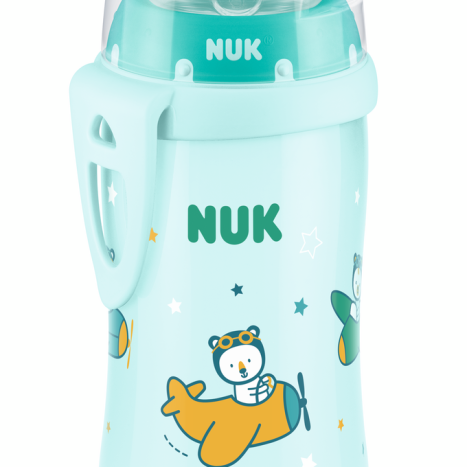 NUK Active Cup 300 ml, silicone tip, 12+ months, Blue