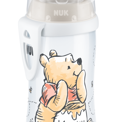 NUK Active Cup 300 ml, silicone tip, Disney, 12+ months, beige