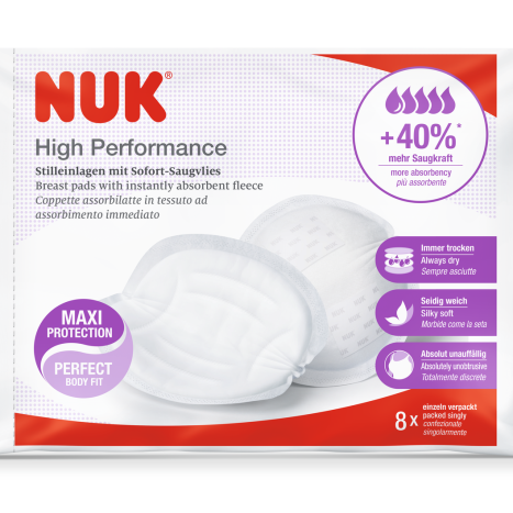 NUK HIGH PERFORMANCE Nursing pads x 8