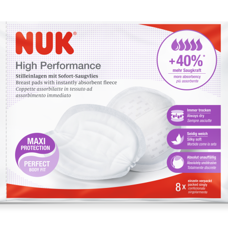 NUK HIGH PERFORMANS Подплънки за кърмачка x 8