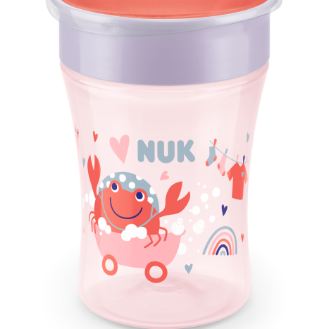 NUK EVOLUTION Magic Cup, 8+ months, 230 ml., Pink