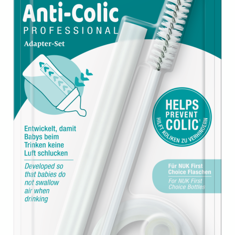 NUK FIRST CHOICE Spare tube + brush + adapter for Anti-Colic bottle