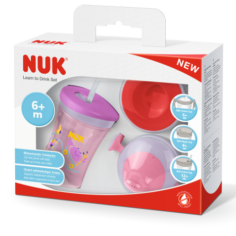 NUK SET Evolution Cups All-in-one Octopus