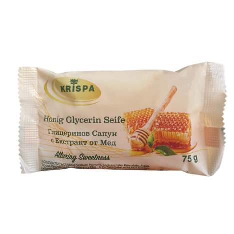 KRISPA soap honey and glycerin 75g