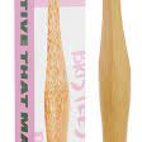 NORDICS Bamboo toothbrush for adults PINK MEDIUM