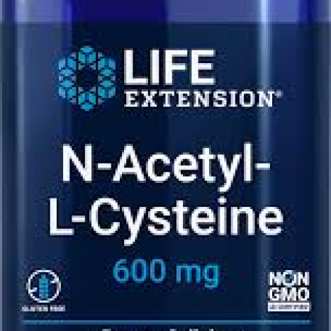 LIFE EXTENSION N-Acetyl-L-Cysteine 600mg x 60 caps