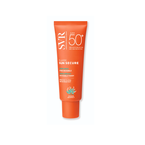SVR SUN SECURE SPF50+ слънцезащитен флуид за лице за нормална и комбинирана кожа 50ml