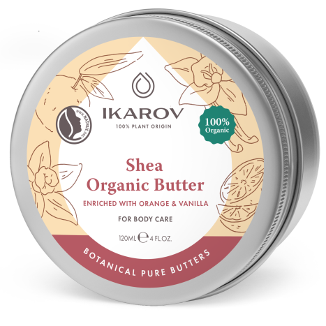 IKAROV shea, orange and vanilla body oil Bio 120ml