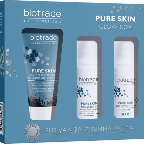 BIOTRADE PROMO PURE SKIN detox gel 50ml + tonic 20ml + day cream SPF50+ 20ml
