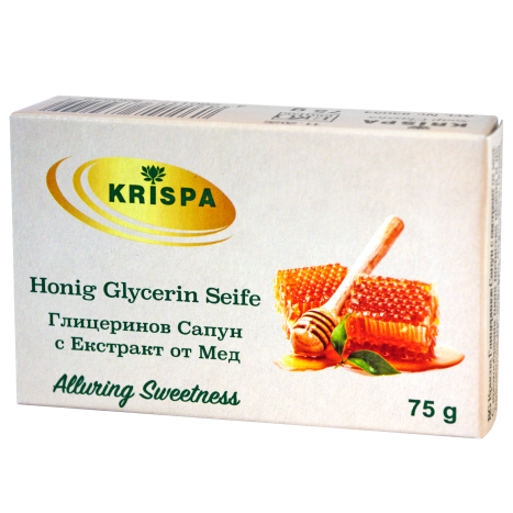 KRISPA soap honey and glycerin 75g
