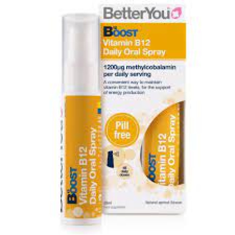 BETTERYOU BOOST VITAMIN B12 with chrome oral spray with apricot flavor 25ml