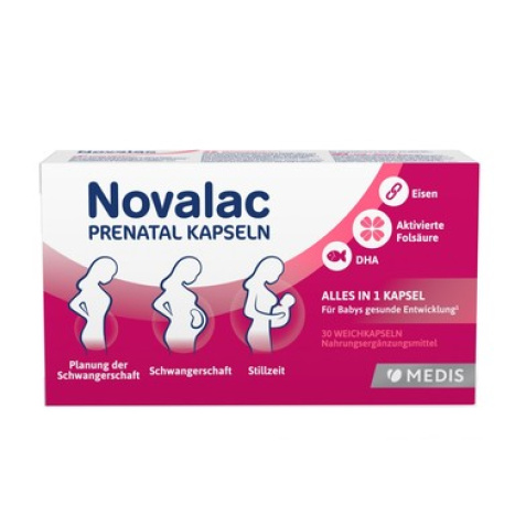 NOVALAC PRENATAL vitamins for pregnant women x 30 caps