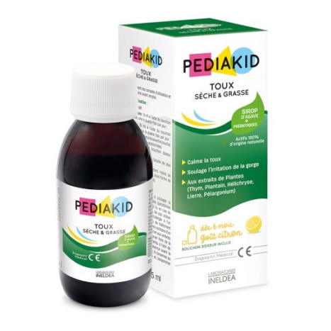 PEDIAKID TOUX SECHE & GRASSE сироп за суха и влажна кашлица 125ml