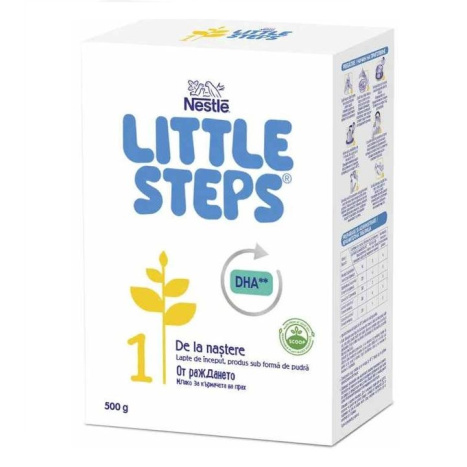 NESTLE LITTLE STEPS 1 мляко за кърмачета 0+м 500g