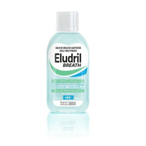 ELUDRIL BREATH ежедневна вода за уста свеж дъх 500ml