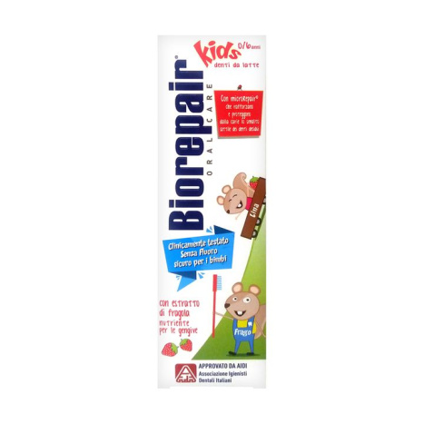 BIOREPAIR детска паста за зъби 0-6 г. биорипеър 50ml ягода
