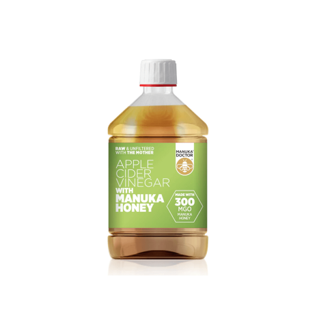 MANUKA DOCTOR Apple Cider Vinegar with Manuka Honey 300 MGO Ябълков оцет с мед от Манука 500 ml