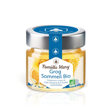 FAMILLE MARY Grog Sommeil Bio Грог за спокоен сън (с акациев мед и етерични масла) 100 g