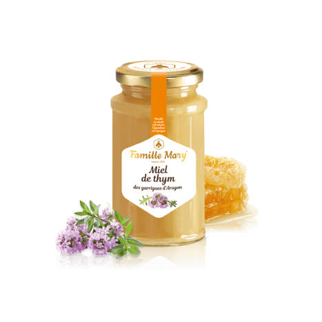FAMILLE MARY Miel de thym des garrigues d Aragon Пчелен мед от мащерска (от Испания) 360 g