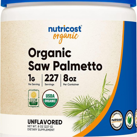 NUTRICOST Organic Saw Palmetto Сао Палметто Органик на прах 227 g