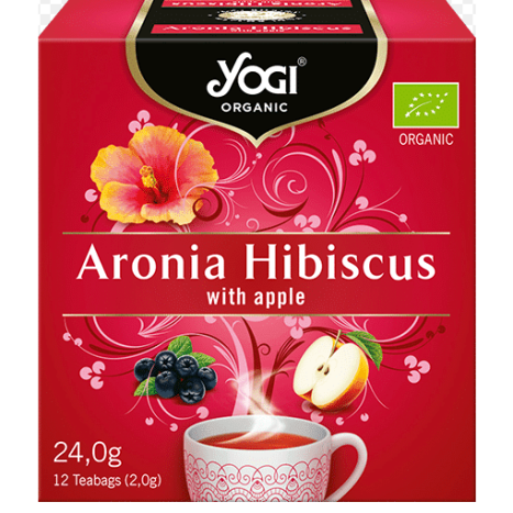 YOGI TEA ORGANIC Чай Арония и Хибискус x 12