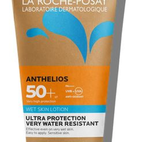 LA ROCHE-POSAY ANTHELIOS WET SKIN SPF50+ слънцезащитен лосион за тяло еко опаковка 200ml