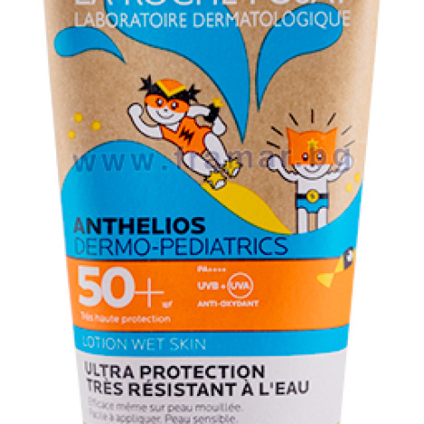 LA ROCHE-POSAY ANTHELIOS WET SKIN SPF50+ KIDS гел лосион за деца за влажна кожа еко опаковка 200ml