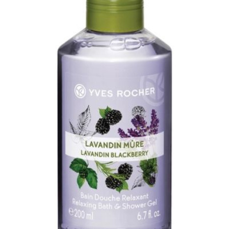 YVES ROCHER PLAISIRS NATURE SHOWER GEL - blackberry lavender 200ml