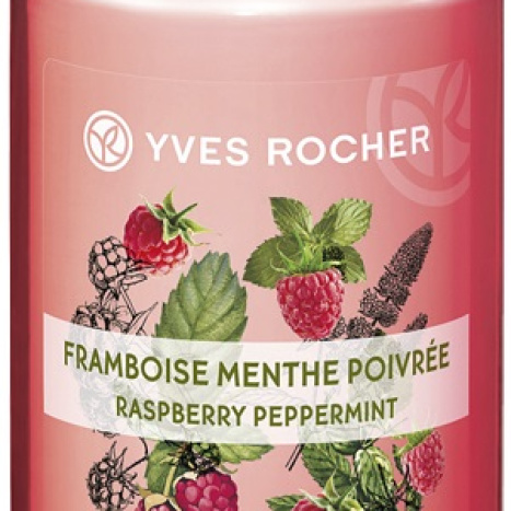 YVES ROCHER PLAISIRS NATURE SHOWER GEL - raspberry mint 200ml