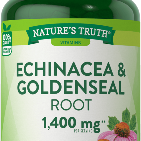 NATURE'S TRUTH Echinacea & Goldenseal Root  x 100 caps