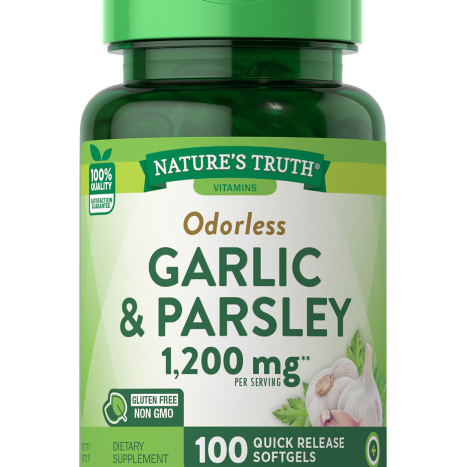NATURE'S TRUTH Odorless Garlic & Parsley x 100 softgels
