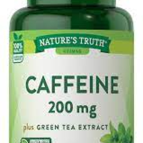 NATURE'S TRUTH Caffeine + Green Tea Extract x 120 tabl