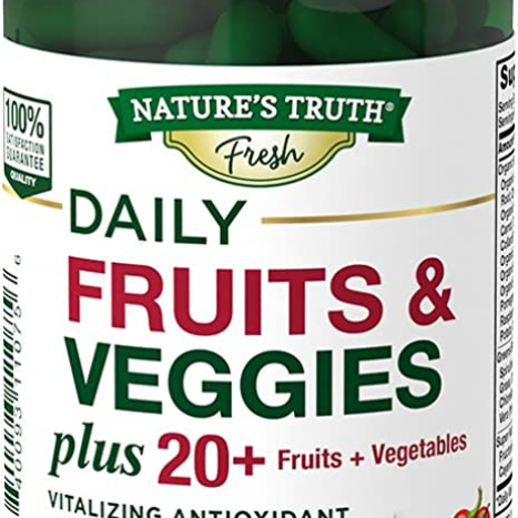 NATURE'S TRUTH Super Fruits & Veggies x 60 veg caps