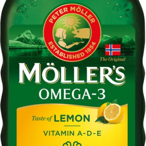 MOLLERS COD LIVER OIL OMEGA 3 лимон 250ml