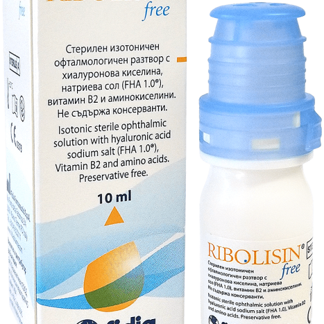 RIBOLISIN FREE eye drops 10ml