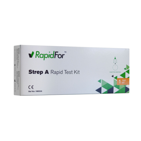 RAPIDFOR Srtep A Rapid test Kit - Test rapid STREP A RAPID scarlet fever series