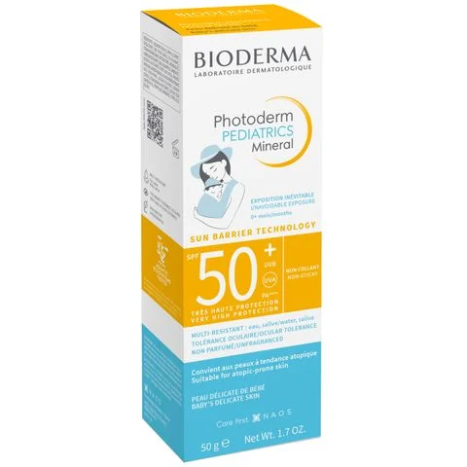 BIODERMA PHOTODERM PEDIATRICS MINERAL SPF50+ минерална защита за бебета 0м+ 50g