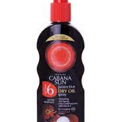 CABANA Sunscreen dry oil spray SPF 6 200 ml