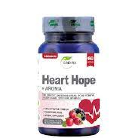 GREWIA Heart Hope + Aronia за нормалната дейност на сърдечно-съдовата система x 60 caps