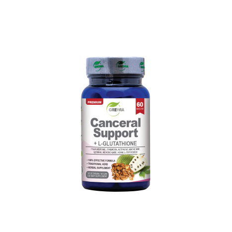 GREWIA Canceral Support + L-Glutathione for the immune system x 60 caps