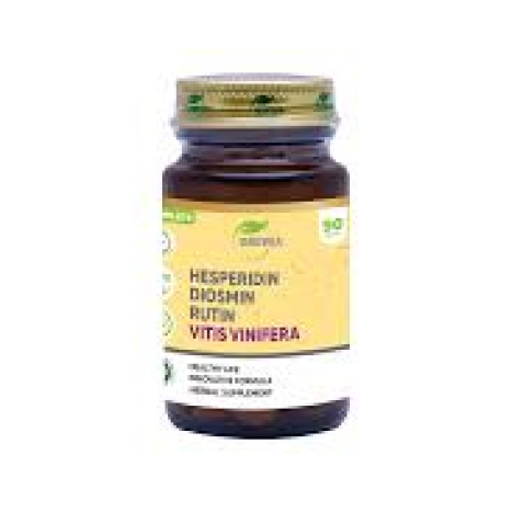 GREWIA Hesperidin + Diosmin + Rutin + Vitis Vinifera for normal heart function x 90 tabl