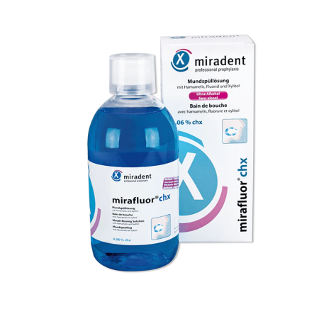 MIRADENT Ready solution for disinfection of the oral cavity with chlorhexidine 0.06% 500ml