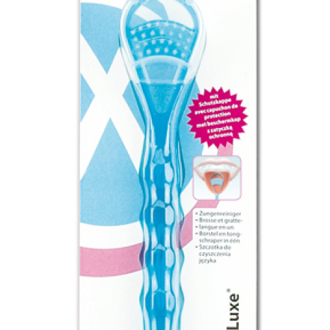 MIRADENT Tongue cleaning brush - blue