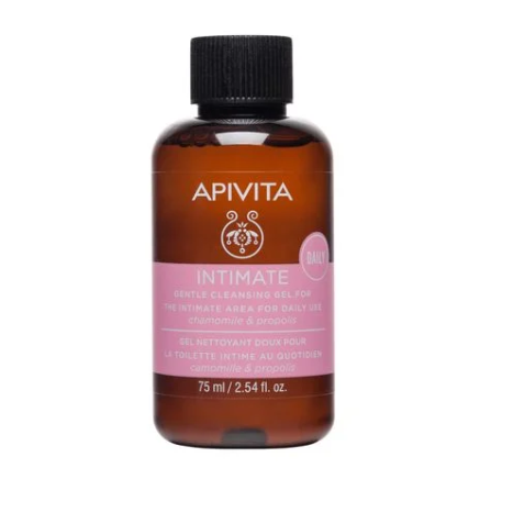 APIVITA Mini Нежен ежедневен интимен гел с pH 5 75ml
