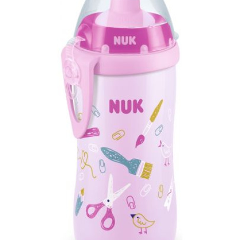 NUK Junior Cup 300ml, with flap, 24+ months, Pink