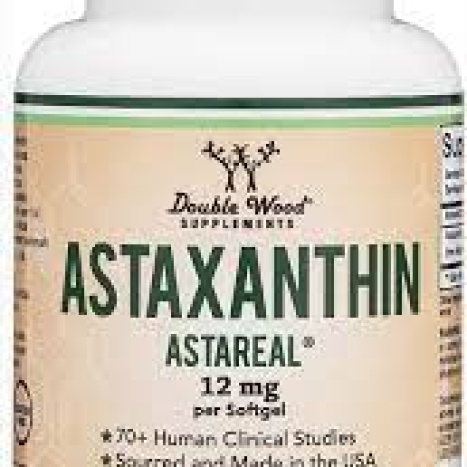 DOUBLE WOOD Astaxanthin Astareal Астаксантин за тонус и енергия 12mg х 60 softgel caps