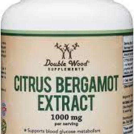 DOUBLE WOOD Citrus Bergamot Extract Bergamot extract for the heart 1000mg x 60 caps