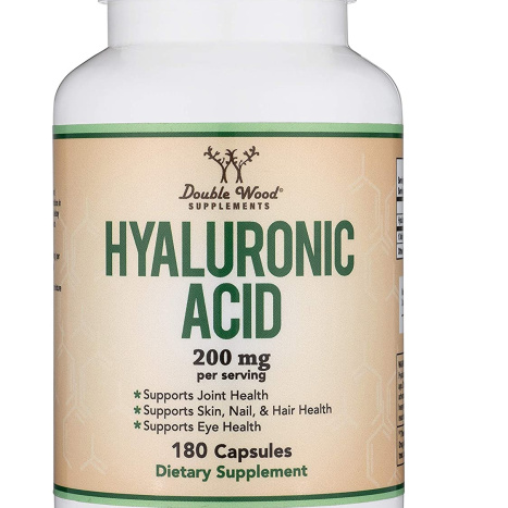 DOUBLE WOOD Hyaluronic Acid Хиалуронова киселина за коса, кожа и нокти х 180 caps