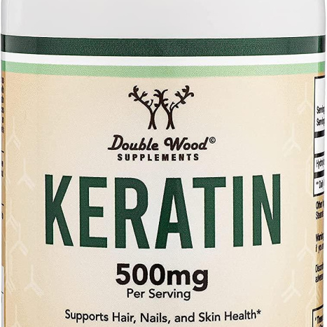 DOUBLE WOOD Keratin Keratin for hair, skin and nails x 120 caps